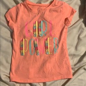 “Girl power” short sleeved T